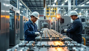 Plating on high silicone aluminium Malaysia showcased in modern diecasting facility.