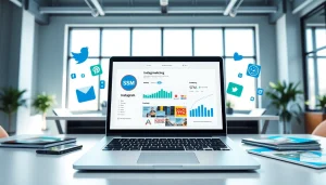 Engage with the Instagram smm panel effectively in a modern digital marketing workspace.