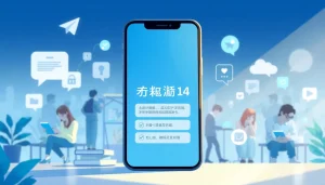 Explore the key features of 纸飞机中文版 with an engaging smartphone display showcasing its user-friendly interface.