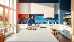 Transform your home renovation with expert craftsmanship in a beautiful kitchen.