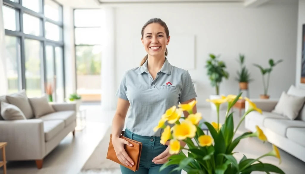 Engaging cleaning service professionals brightening homes with expert approaches and cheerful attitudes.