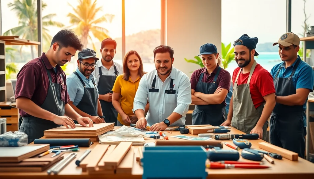 Students training at trade schools in Hawaii, showcasing hands-on learning environments.