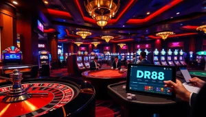 Experience the excitement of DR88 nhà cái uy tín with vibrant casino games and professional dealers.