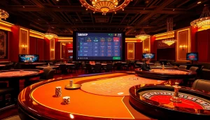 S88VIP online gambling scene featuring vibrant casino tables and live betting options.