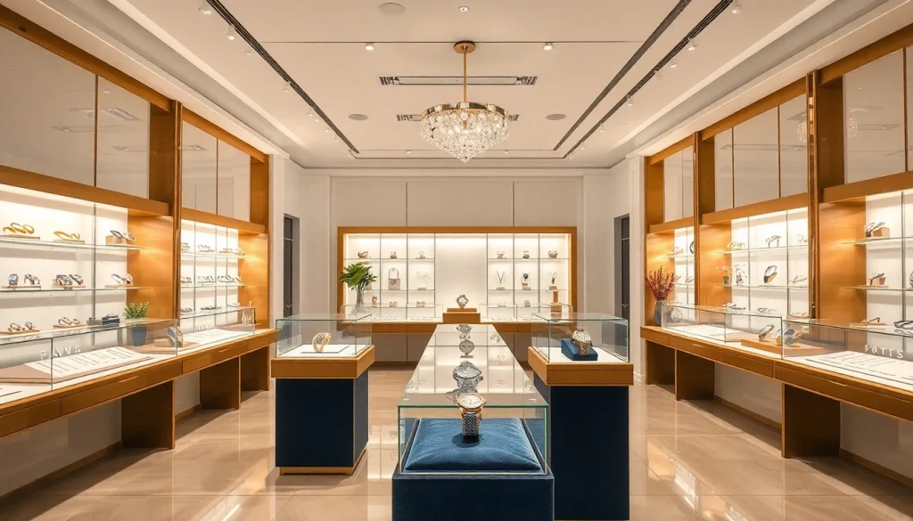 Entdecken Sie exklusive Schmuckstücke bei Juwelier Hannover in einem eleganten Geschäft.