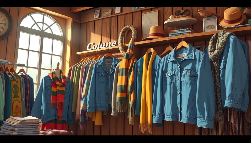 Discover unique thrift treasures at https://thrift-vintage.com with colorful vintage clothing display.