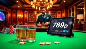 Experience the excitement of poker and roulette at 789p, featuring vibrant gaming tables and professional dealers.