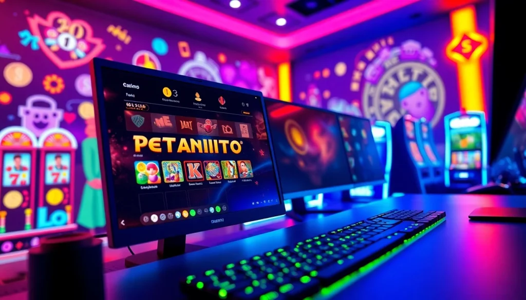 Menggunakan petanitoto, pemain sedang menikmati pengalaman slot online yang seru dan menyenangkan.