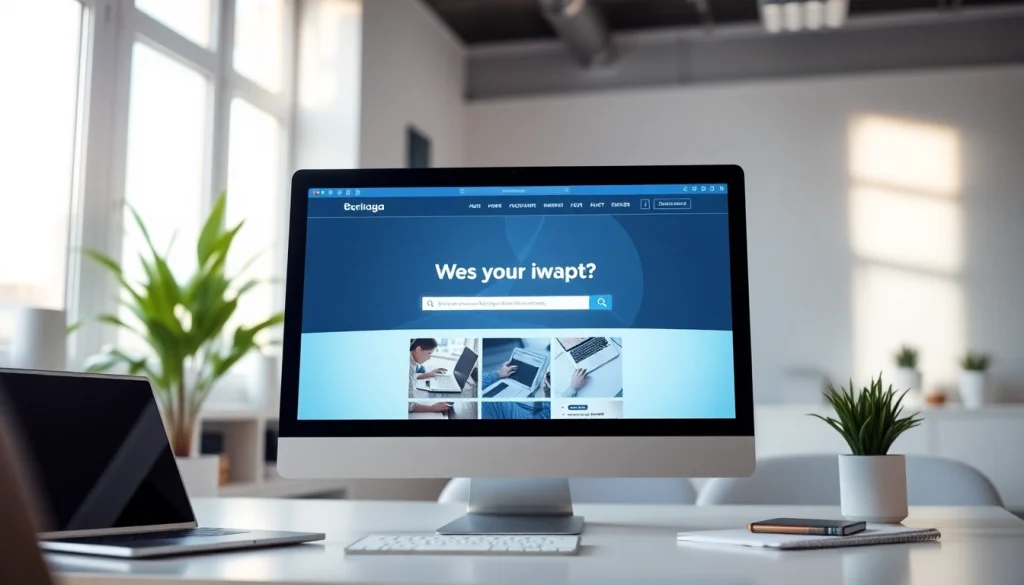 Engage with the unique offerings on https://auhra.se, displayed on a modern workspace screen.