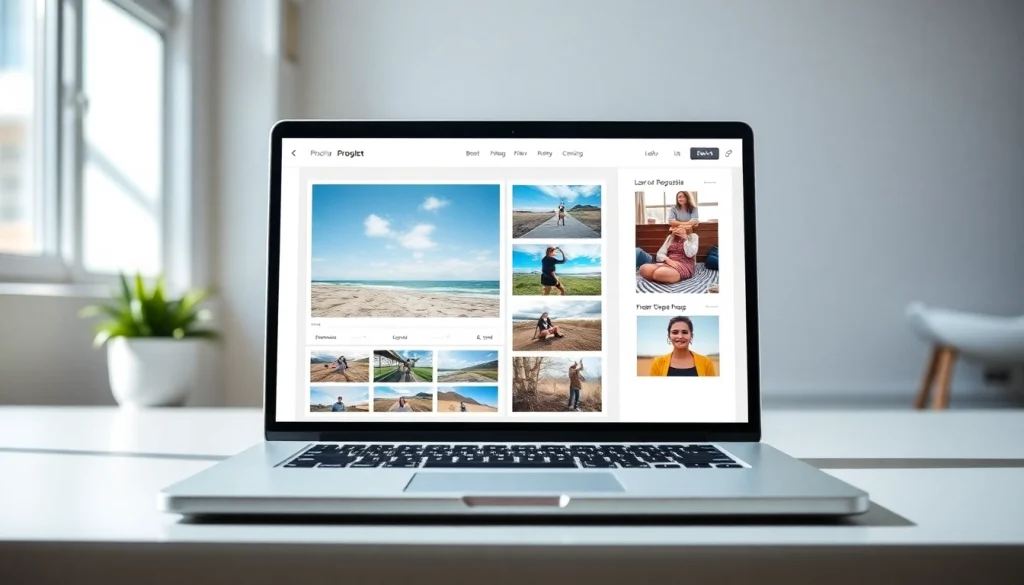 Enhance your photos effortlessly with http://aiphotoenhancer.pro, showcasing a sleek editing interface and vibrant visuals.