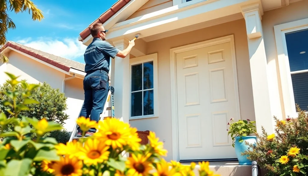 Get inspired by a professional painting service from https://33626painters.com with a vibrant door transformation.