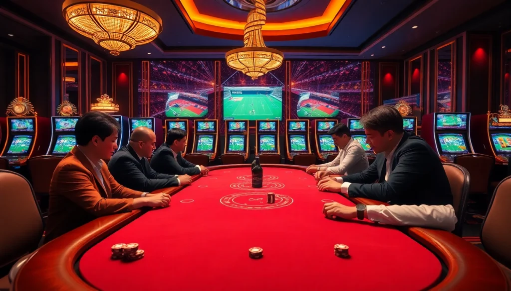 Experience the thrilling action of Vaoluoi tv while playing poker with professional ambiance.