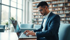 Professional journalist focused on creating content for Usa Today in a bright workspace.