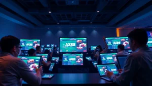 Giao diện nền tảng AX88 bet thể hiện cá cược trực tuyến hiện đại.