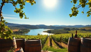 Discover Clarksburg, CA's vineyards and charming landscape under bright sunlight.