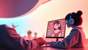 Engaging NSFW character AI chat interface showcasing modern digital companionship.