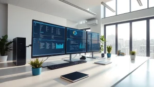 Manage RDP and VPS solutions at https://aminserve.com with a modern tech workspace setup.