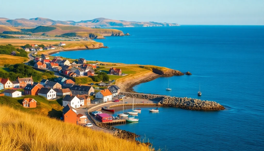 Verken het schilderachtige uitzicht van Denemarken vanaf https://mooidenemarken.nl met charmante kustdorpen en groene heuvels.