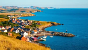 Verken het schilderachtige uitzicht van Denemarken vanaf https://mooidenemarken.nl met charmante kustdorpen en groene heuvels.