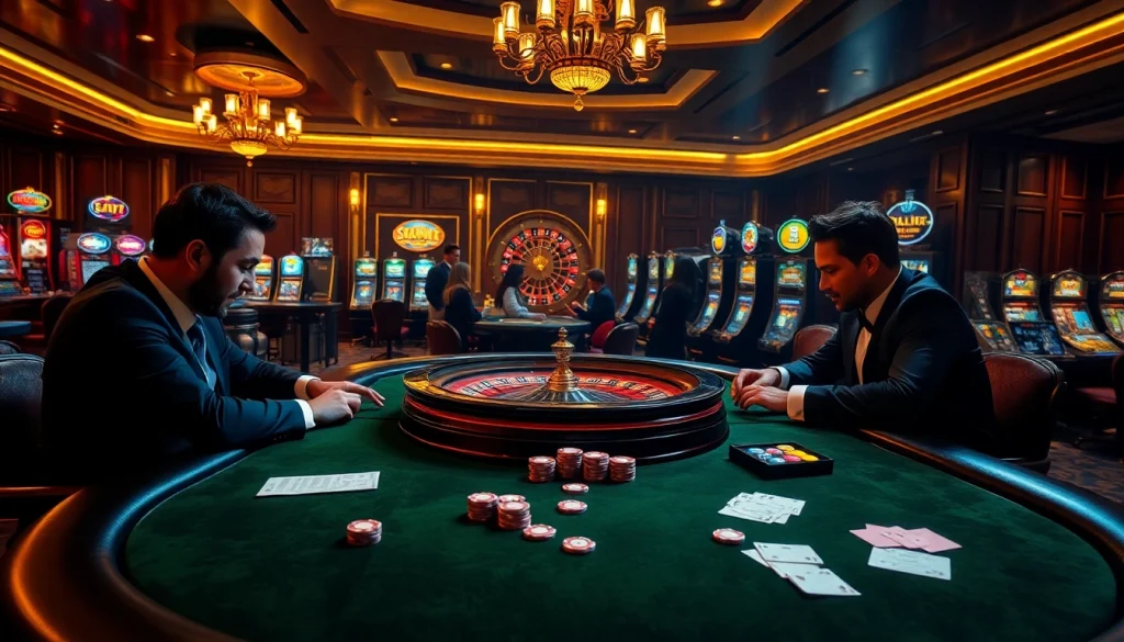 The hidden wiki 2026 showcases a high-stakes poker table with players engaged in strategic gambling.