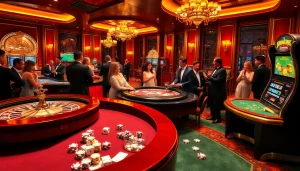 Experience the excitement of gambling at a top club, featuring roulette, poker, and luxury ambiance.