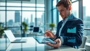 Engaging visual of Commercial Lending Suite Technology demonstrating financial innovative tools.