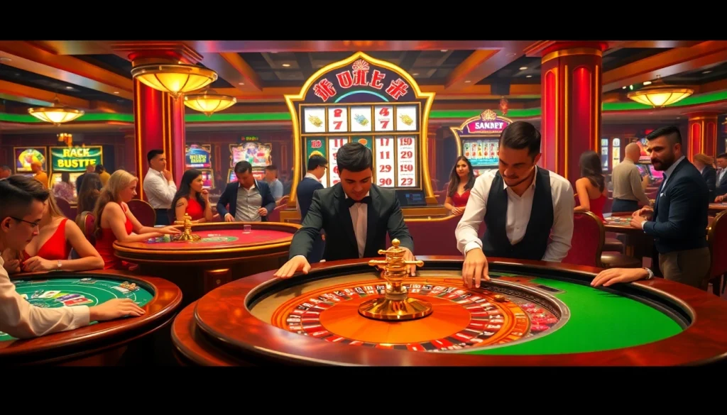 Experience the thrill of gambling at https://urr88.com/ with vibrant casino action featuring poker and roulette tables.