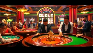 Experience the thrill of gambling at https://urr88.com/ with vibrant casino action featuring poker and roulette tables.