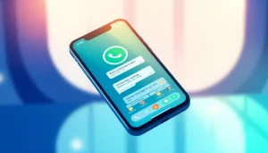 gbwhatsapp smartphone interface showcasing unique features and customization options