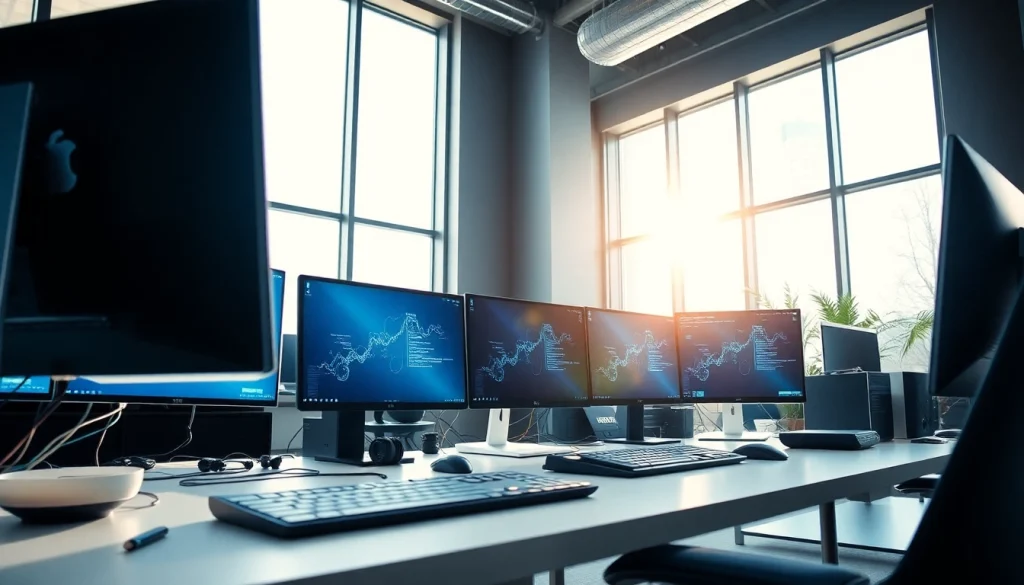 zirvegrupbilgisayar'da modern ofis teknolojisi ile verimli bir çalışma ortamı sunuyor.