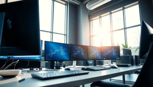 zirvegrupbilgisayar'da modern ofis teknolojisi ile verimli bir çalışma ortamı sunuyor.