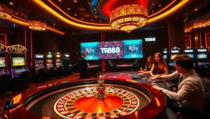 Experience the thrill of gaming at the website TR88 with exciting casino tables and lively poker action.