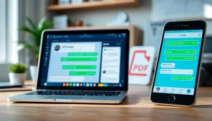 Convert chats effortlessly with https://chattopdf.app in a professional workspace setting.