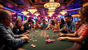 เล่นบาคาร่าในคาสิโนที่มีสีสันและบรรยากาศที่มีชีวิตชีวา