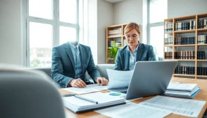 Implement Federal and State contracts pre-post award compliance strategies with a compliance consultant in an office.