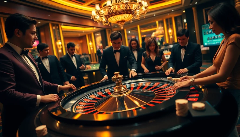 Engage in thrilling gameplay at QQ88 COM's luxurious casino featuring roulette and poker chips.