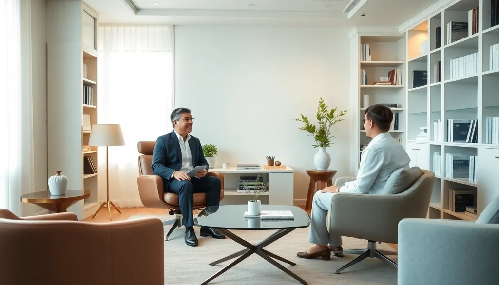 Embrace quality care in psychiatry dubai with a professional psychiatrist in a serene office.