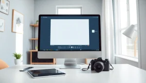 Crop image in a vibrant workspace showcasing a photo editing tool.